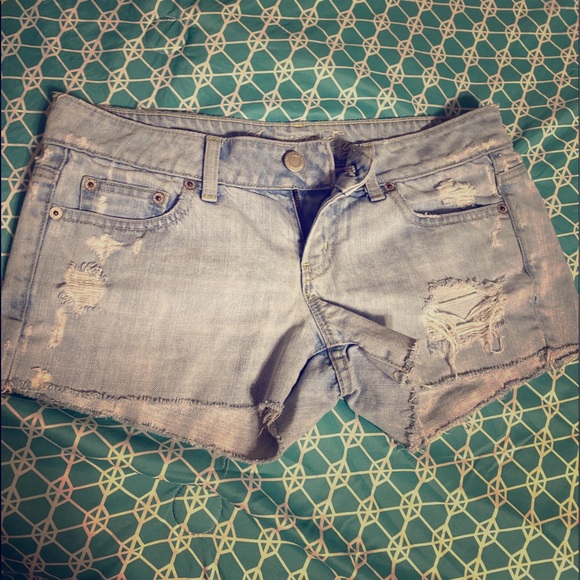 American Eagle cutoff shorts sz 4 EUC - Picture 1 of 9